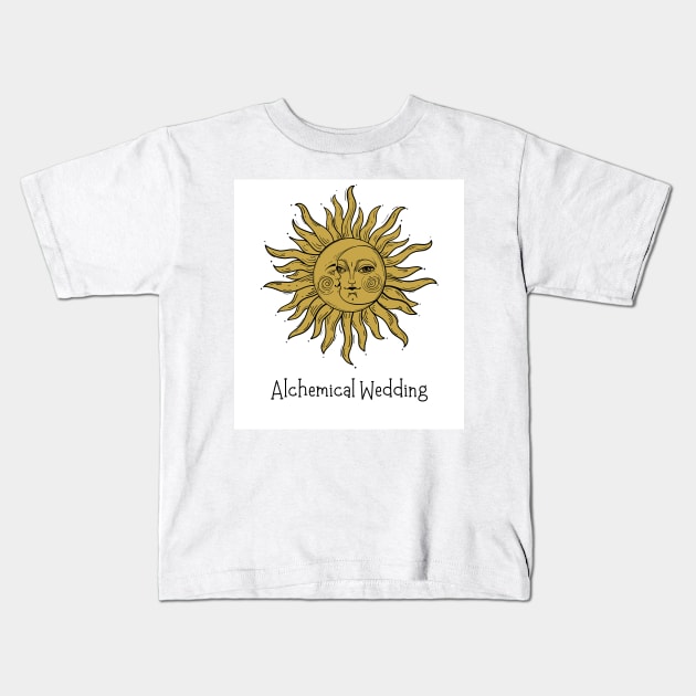 Alchemical Wedding Kids T-Shirt by Crimson Works